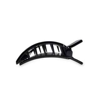 Square Flat Hair Clip | Small | Jet Black