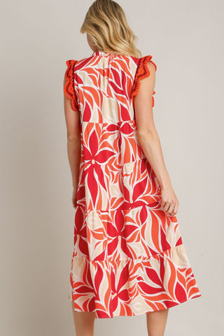 fantasia red dress Petal-Papillon Fantasia Gown Teuta Matoshi