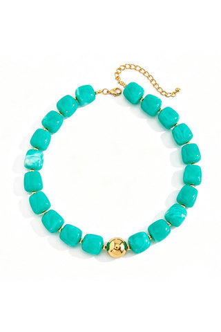 Beaded Chunky Accent Necklace
