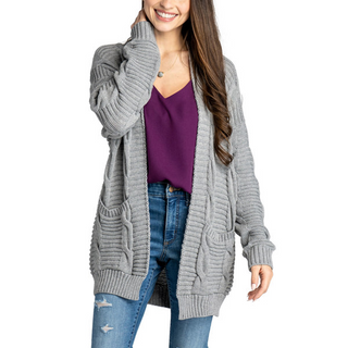 Allthreads Aspen Cardigan In Gray