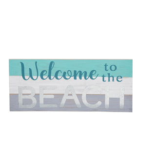 Welcome to The Beach Wall Plaque