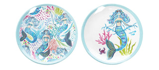 Mermaid Garden Melamine Plate *2 Styles*