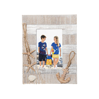 Net & Anchor Vertical 4X6 Picture Frame