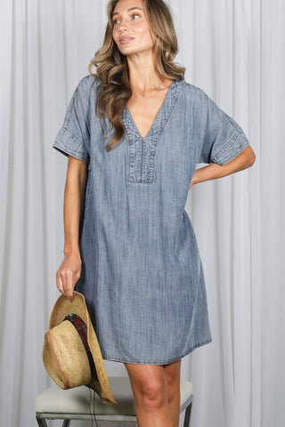 River Denim Dress