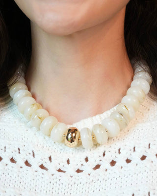 San Sebastian Beaded Resin Necklace