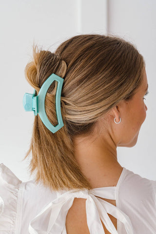 Open Hair Clip | Medium | Totally Turquoise
