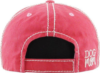 "DOG MOM" Washed Vintage Premium Cotton Cap