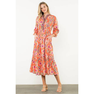 Perfect Moments Maxi Dress in Orange
