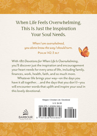 180 Devotions for When Life Is Overwhelming