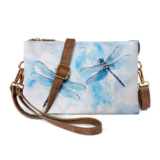 Dragonfly Canvas Crossbody Bag - Retro Handmade
