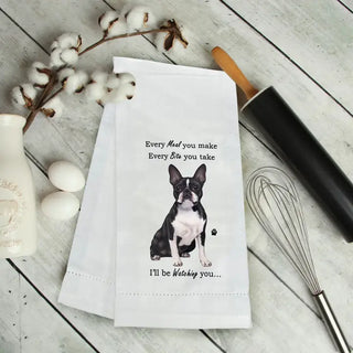 Boston Terrier Kitchen Towel