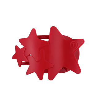 Flat Hair Clip | Large | Red Shooting Star