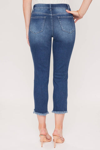 Missy Vintage Straight Fray Hem Jean