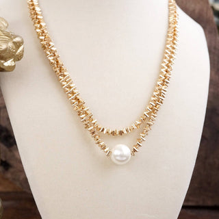 Golden Grace – Double Layer Necklace