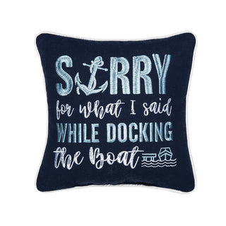 Docking the Boat Pillow