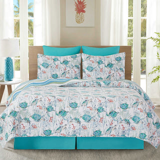 Sea Turtle Cove King Quilt Set