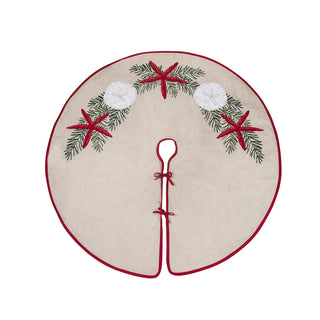 Seaside Greeting Tree Skirt