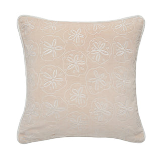 Sand Dollar Velvet Pillow