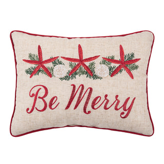 Be Merry Starfish Pillow