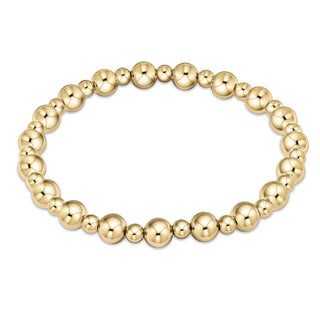 Grateful Gold 6mm Bracelet - Extended Size