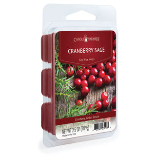 2.5 oz Wax Melt - Cranberry Sage