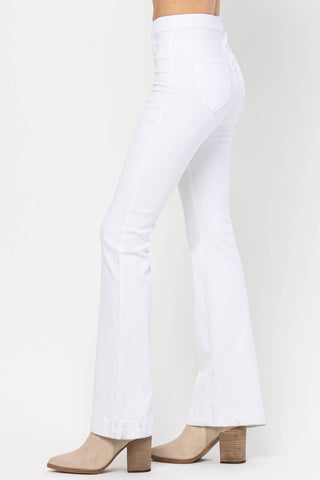 All About The Flare Jeans In White