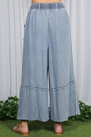 On A Weekend Trip Pant in Washed Denim