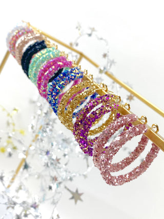 Carley Glitter Hoops