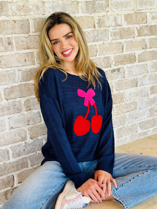 Sweet Like You Sweater In Navy