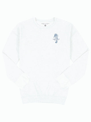 Saltwater Cures All Crewneck in White