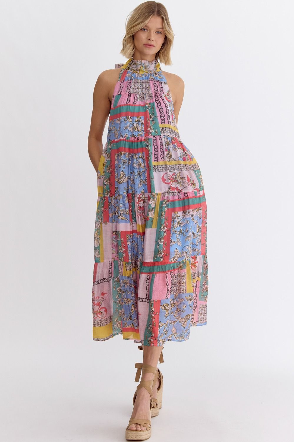 Pretty in Patchwork Dress Mermaid Cove Pretty in Patchwork Dress Mermaid Cove