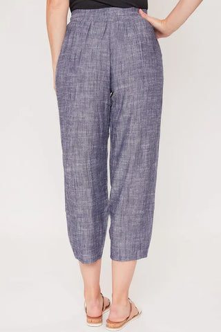 Tulip Hem Pant in Navy Cross Dye