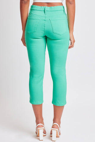 Junior Hyperstretch Pull On Capri With Side Slit