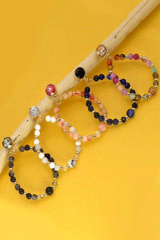 Beaded Teardrop Earrings