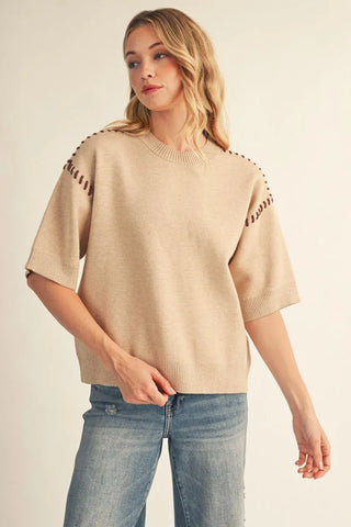 Great Minds Sweater in Oatmeal