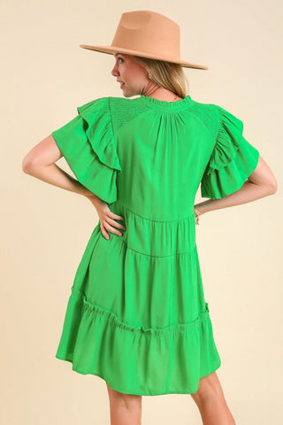 Clara Dress in Green