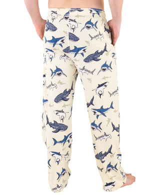 Wide Awake Shark Men's PJ Pants
