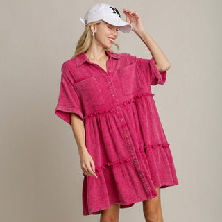 Evie Dress in Pink
