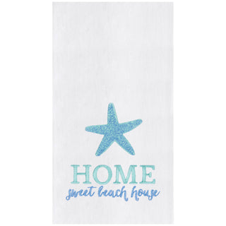 Coastal Home Sweet Beach House Kitchen Towel