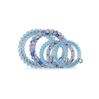 Spiral Hair Coils | Mix Pack | Blue Lagoon