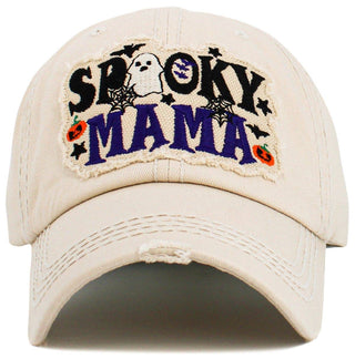 "Spooky Mama" Vintage Washed Baseball Cap