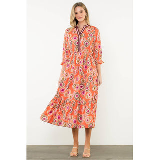 Perfect Moments Maxi Dress in Orange