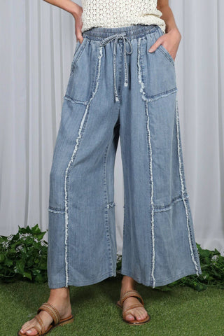 On A Weekend Trip Pant in Washed Denim