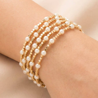 Stay Classy Bead Stretch Bracelet Set