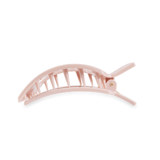 Square Flat Hair Clip | Large | Pearly Pink