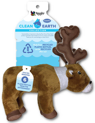 Clean Earth Recycled Plush Toys - 100% Sustainable - Seahorse Large