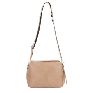 Run Around Crossbody Bag in Nude