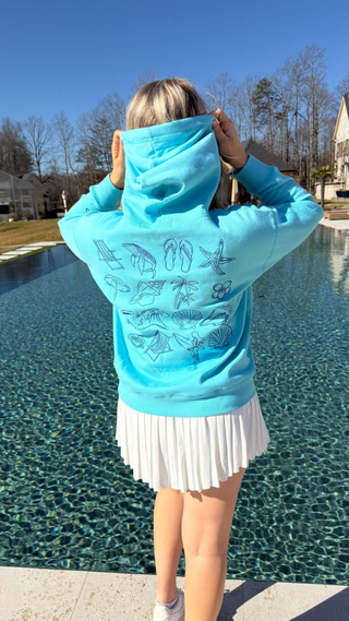 Ocean Time Hoodie In Beach