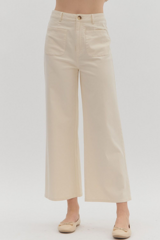 Close Call Pants In Ecru