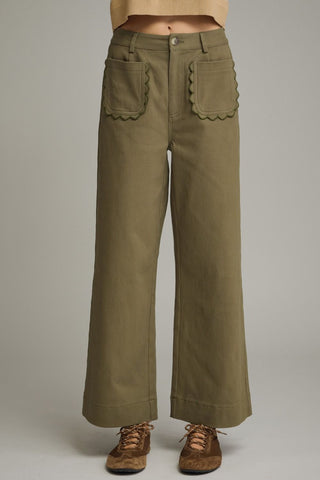 Coastline Dreaming Pant in Olive